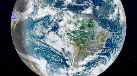 Rondônia tem nebulosidade espalhada e possibilidade de pancadas de chuva, aponta imagem do GOES-16