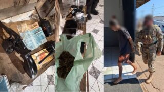 Casal é preso em distrito durante nova fase de operação contra o crime organizado