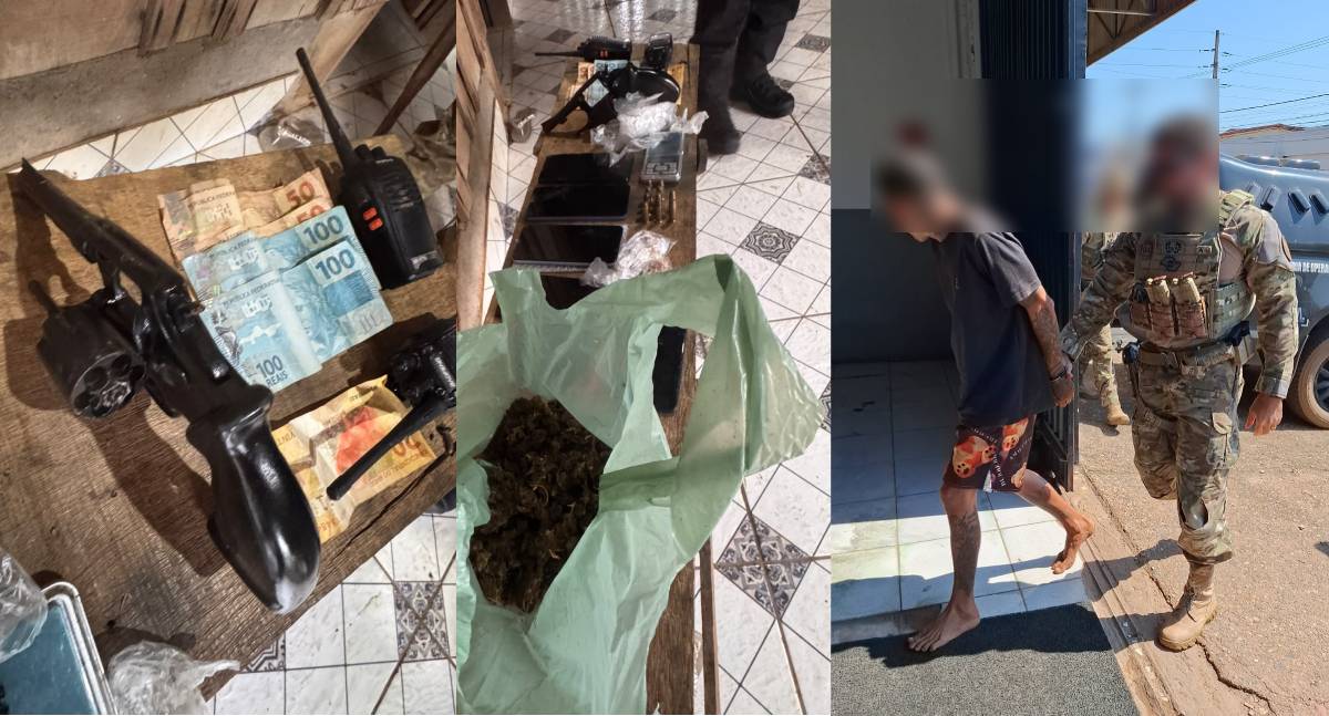 Casal é preso em distrito durante nova fase de operação contra o crime organizado