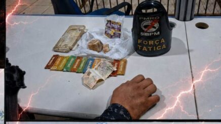Casal é preso por tráfico de drogas durante Operação Força Total 02 no bairro Roque em Porto Velho