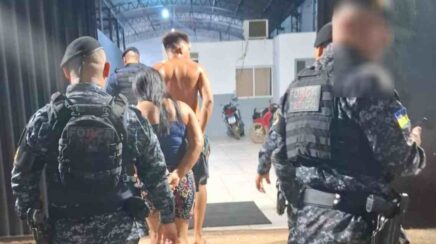 Casal é preso por tráfico durante Operação Força Total em Porto Velho