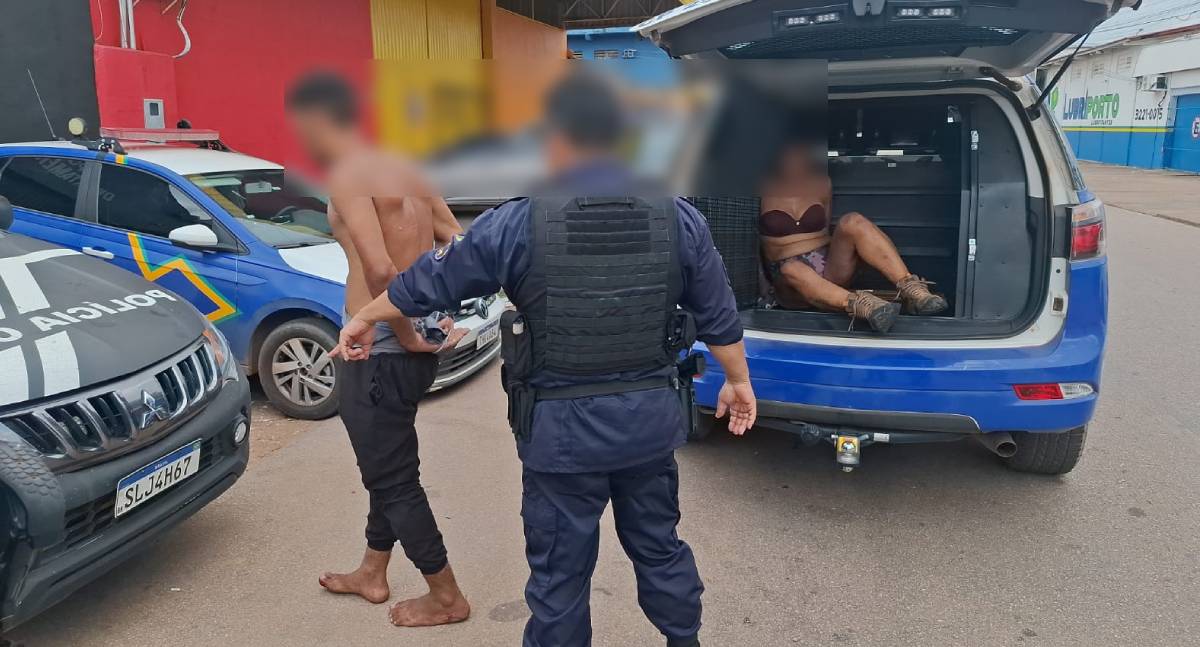 Casal são presos após furto em depósito na Zona Sul da capital