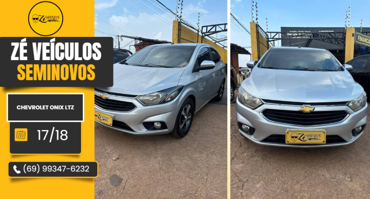Chevrolet Onix Ltz 2017 na Zé Veículos