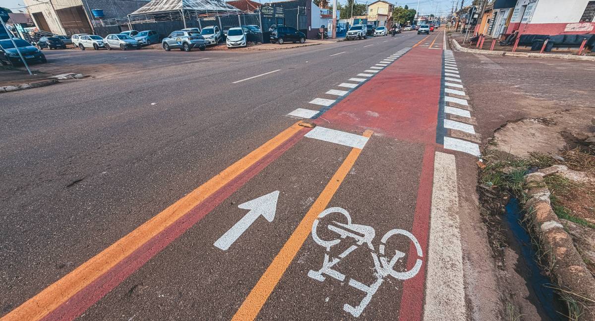 Ciclofaixa da Raimundo Cantuária conecta zona Leste ao Centro de Porto Velho