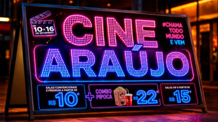 Semana do Cinema terá ingressos a partir de R$ 10 em setembro