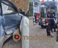 Colisão entre carros deixa motorista ferido no cruzamento das vias Iberê Gomes e Guaporé em Porto Velho