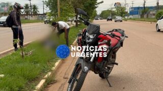 Colisão entre duas motocicletas deixa feridos na Avenida Imigrantes em Porto Velho
