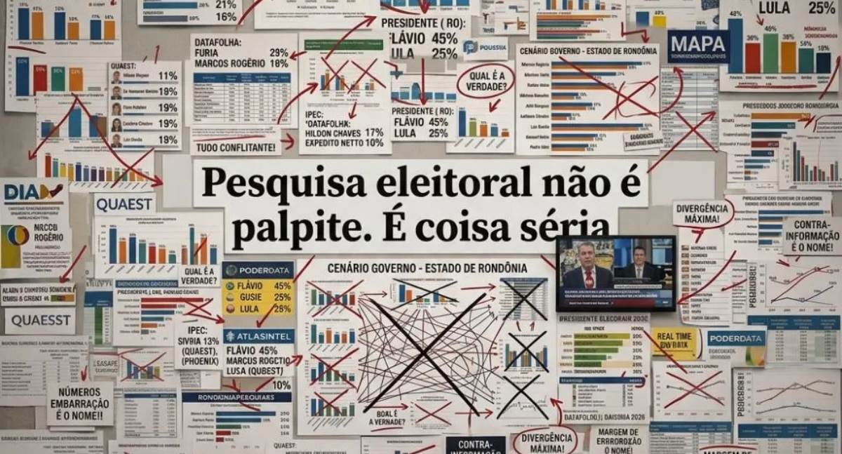Coluna Espaço Aberto: Pesquisa eleitoral não é palpite. É coisa séria