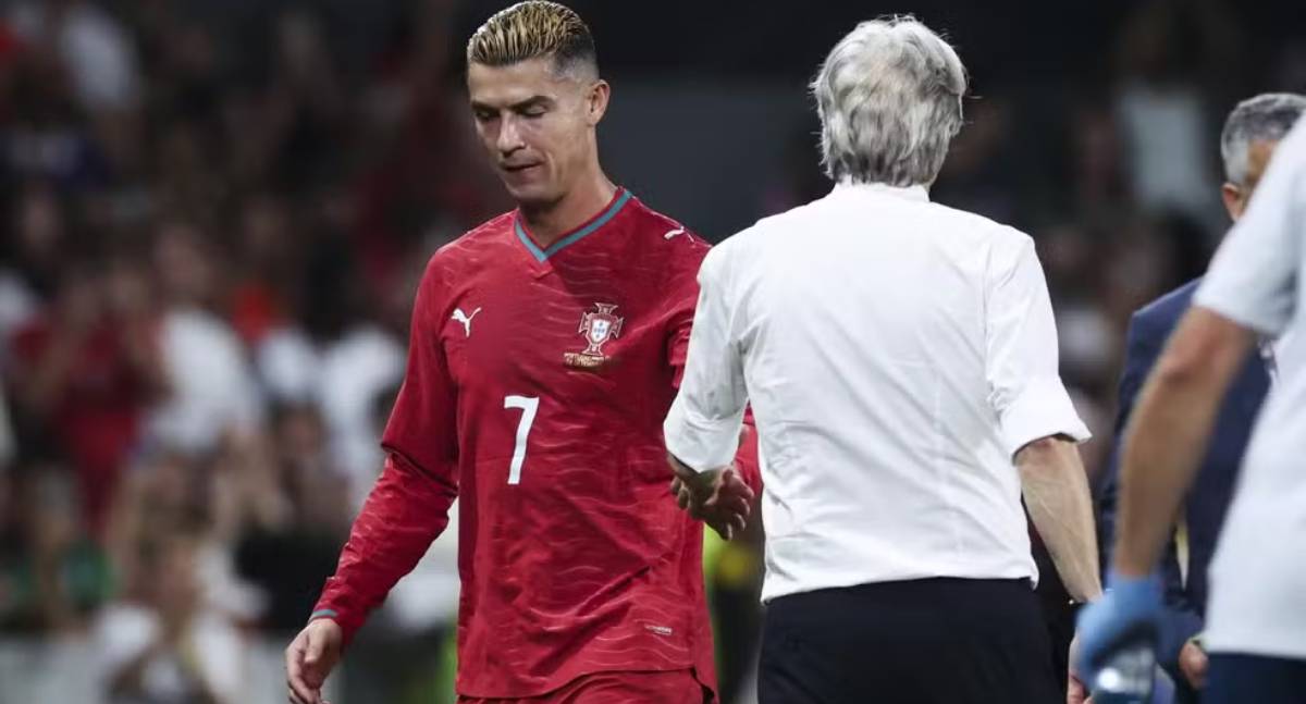 CR7 deixa concentração de Portugal após divergência com técnico Jorge Jesus