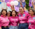 Cristiane Lopes mobiliza mulheres em caminhada em Porto Velho