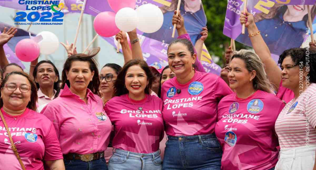 Cristiane Lopes mobiliza mulheres em caminhada em Porto Velho