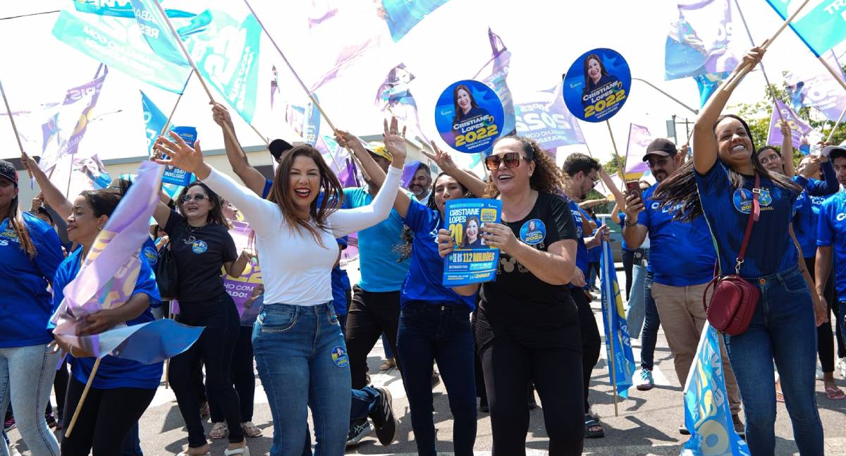 Cristiane Lopes reúne multidão no Pit Stop da Cris em Porto Velho