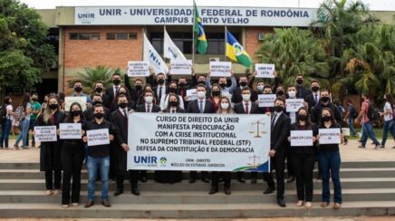 Curso de Direito da Universidade Federal de Rondônia manifesta preocupação com crise institucional no STF