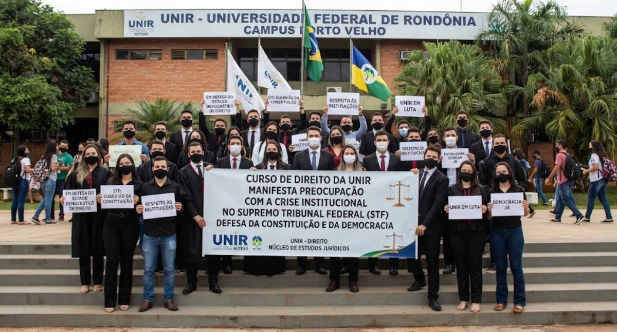 Curso de Direito da Universidade Federal de Rondônia manifesta preocupação com crise institucional no STF