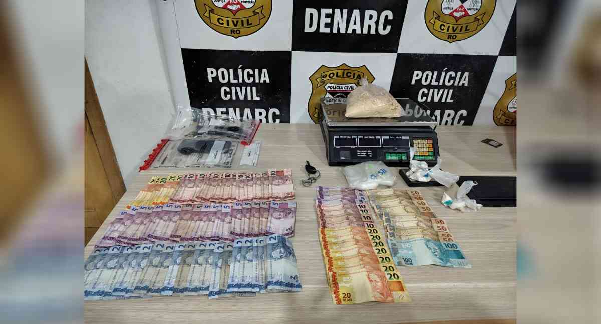 DENARC prende “Gaivota” pela quarta vez e apreende drogas na zona sul de Porto Velho