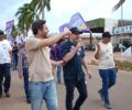 Em Alto Paraíso, Maurício Carvalho destaca resultados do mandato e recebe apoio durante caminhada