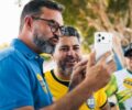 Em Rio Crespo, Bruno Scheid reforça campanha de rua ao lado de Marcos Rogério: “olho no olho e com os pés no chão”