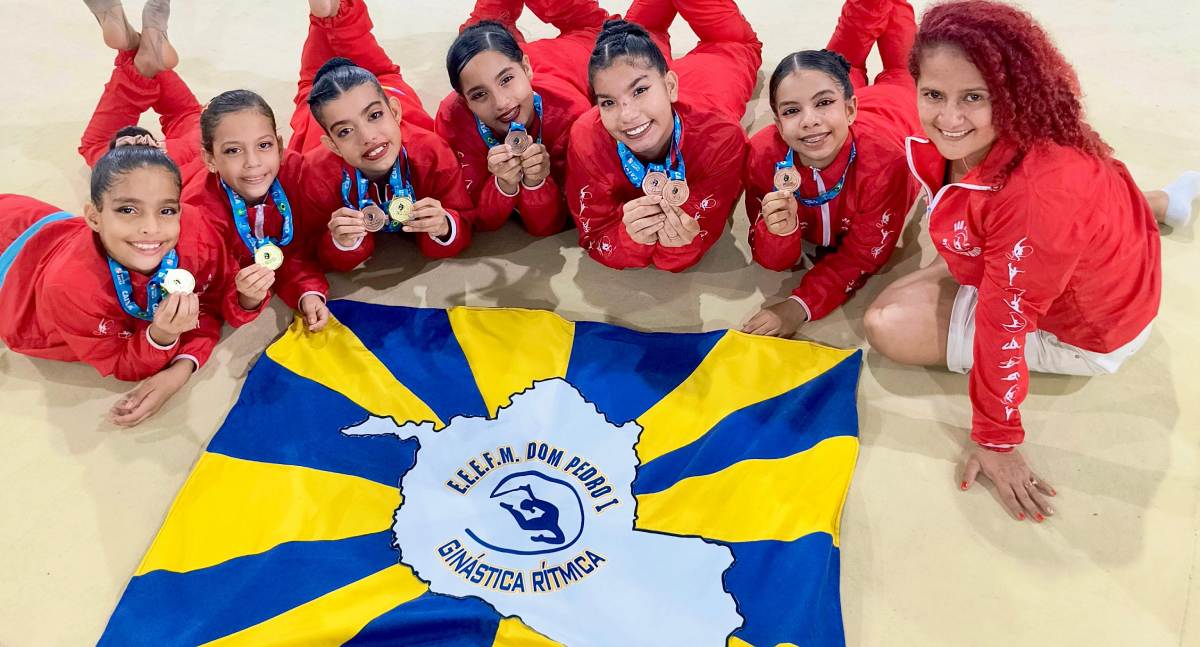 Estudantes de Rondônia conquistam títulos e vagas para o Torneio Nacional de Ginástica Rítmica
