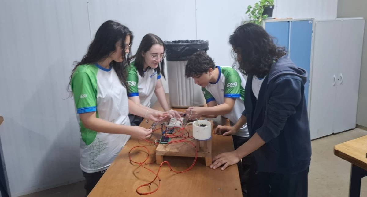Estudantes do SESI e SENAI de Cacoal criam solução acessível e representam Rondônia em programa nacional