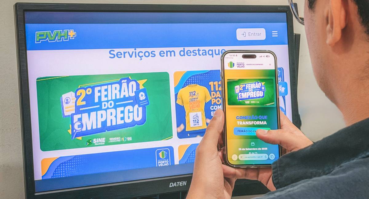 Feirão de Emprego em Porto Velho prevê mais de mil vagas