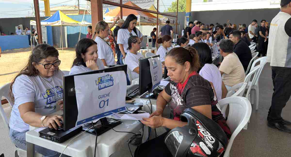 Feirão do Emprego em Porto Velho realiza mais de 8 mil entrevistas