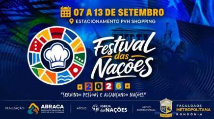 Festival das Nações em Porto Velho oferece atendimentos jurídicos gratuitos e gastronomia internacional