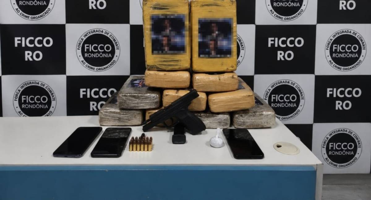 FICCO prende três homens em flagrante com drogas e arma de fogo durante operação policial realizada em Porto Velho