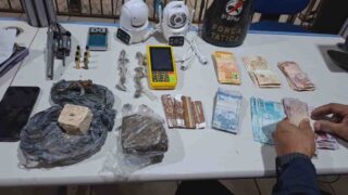 Força Tática prende dois suspeitos com drogas e arma furtada no Aponiã