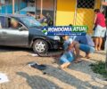Grave acidente de trânsito deixa idoso morto e filha ferida em cruzamento movimentado de RO