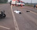 Grave acidente entre motocicleta e cavalo na BR-364 deixa uma pessoa morta e outra ferida em RO