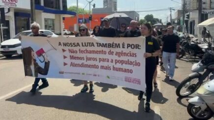 Greve dos empregados da Caixa Econômica Federal chega ao sexto dia de paralisação em Rondônia