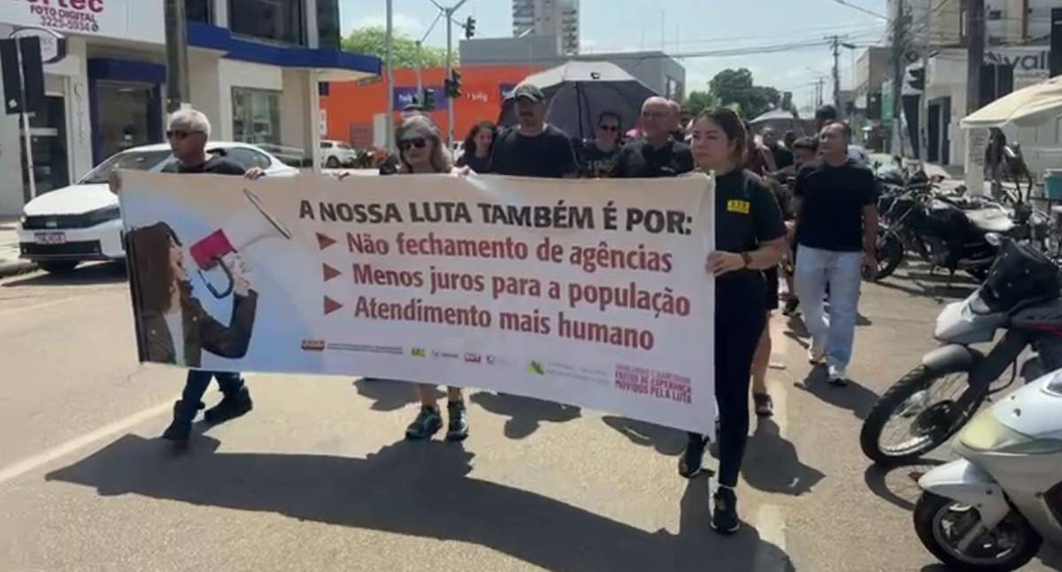 Greve dos empregados da Caixa Econômica Federal chega ao sexto dia de paralisação em Rondônia