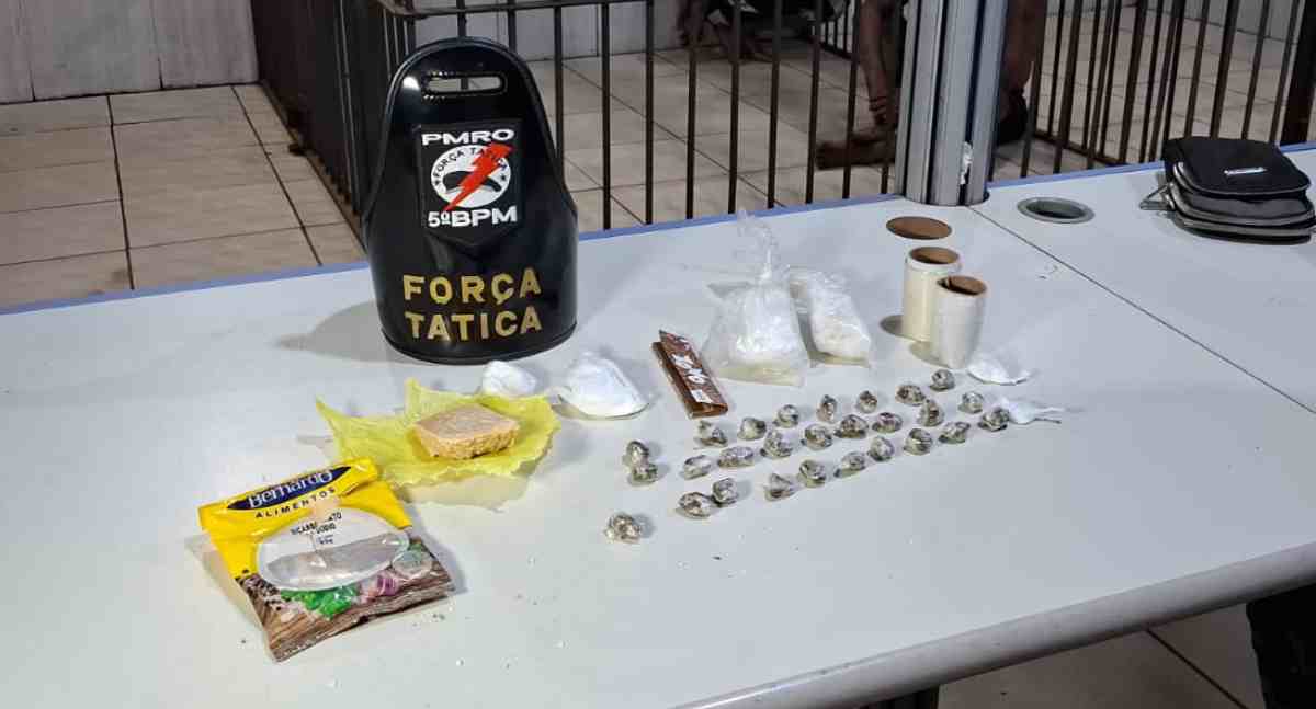 Homem é preso com drogas fracionadas na Vila Princesa