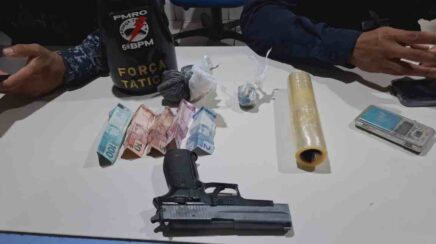 Homem é preso por suspeita de tráfico de drogas na Vila Princesa