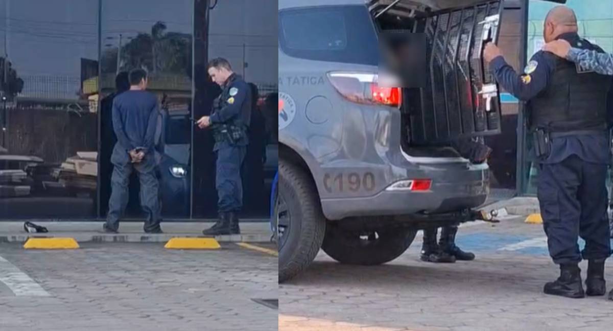 Ladrão é preso em flagrante após tentar furtar bicicleta em prédio público em Porto Velho