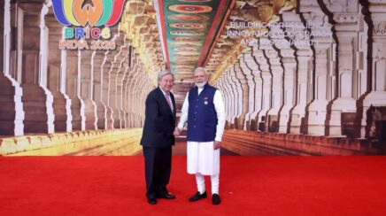 Líderes do Brics divulgam declaração conjunta na Índia com foco em governança global e financiamento