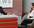 Mariana cobra execução de R$ 100 milhões para o HEURO durante sabatina na SIC TV