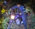 Moto roubada é rastreada e encontrada escondida em área de mata