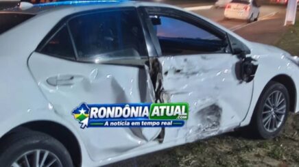 Motociclista fica em estado gravíssimo após colisão contra automóvel Corolla na BR-364