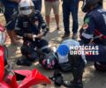 Motociclista fica ferida após colisão com automóvel em cruzamento na zona leste de Porto Velho