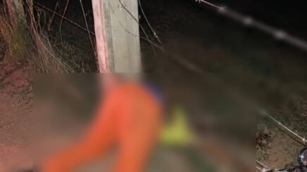 Motociclista morre após sofrer acidente e ficar preso em cerca de arame farpado em RO
