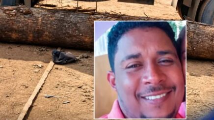 Motorista de caminhão morre atingido por tora de madeira durante acidente de trabalho em RO