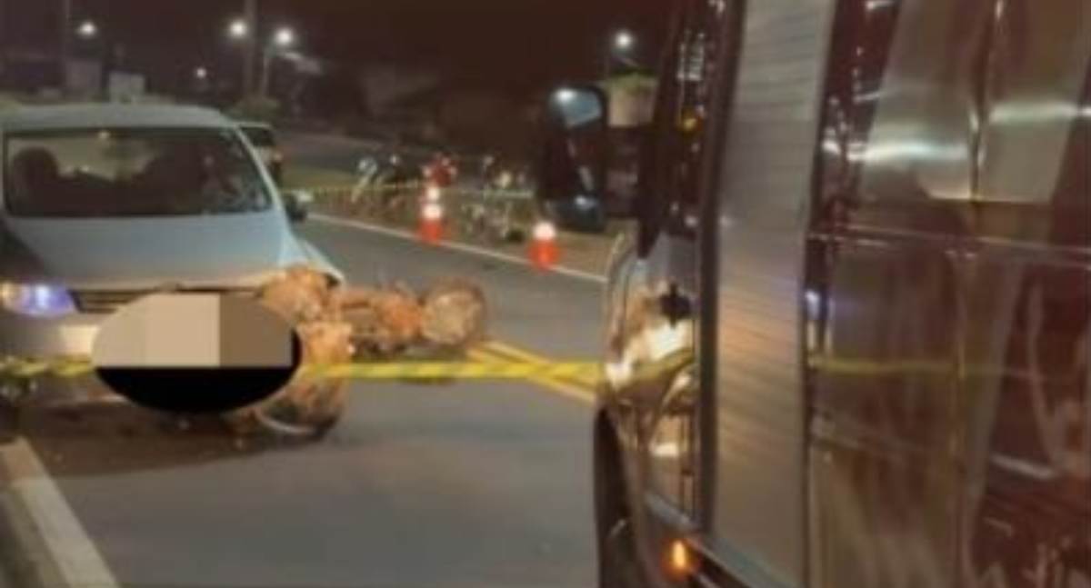 Mulher morre em grave acidente entre carro e moto na BR-364