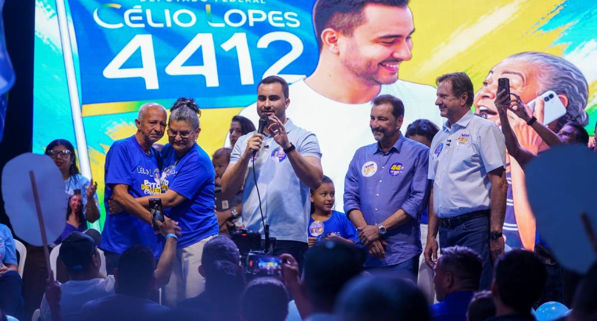 No 7 de Setembro, Célio Lopes lança campanha a deputado federal