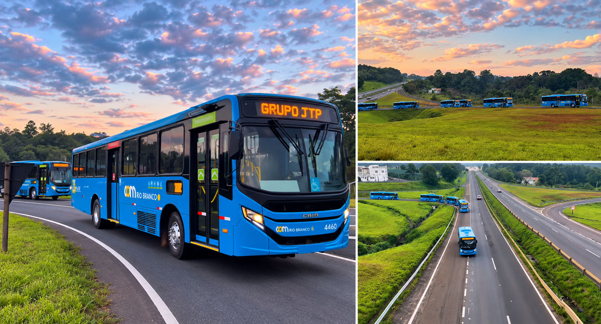 Coletivo: empresa que atende Porto Velho é escolhida por Rio Branco; semelhança dos ônibus ironiza fala sobre “transformar Porto Velho”