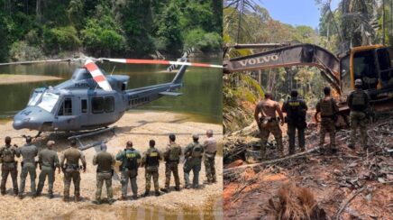 Operação conjunta combate garimpo ilegal em terras indígenas de Rondônia
