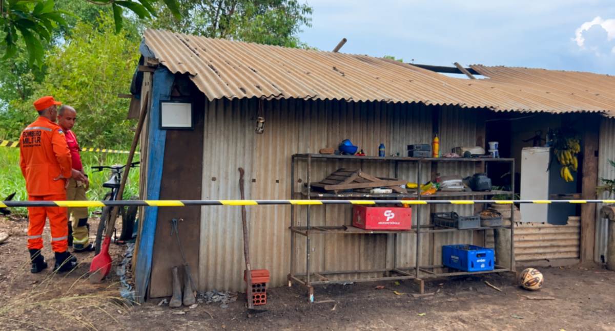 Pai e filha morrem após descarga elétrica atingir residência na zona Leste de Porto Velho