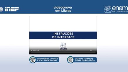 Plataforma Enem Libras disponibiliza videoprovas atualizadas para estudantes surdos
