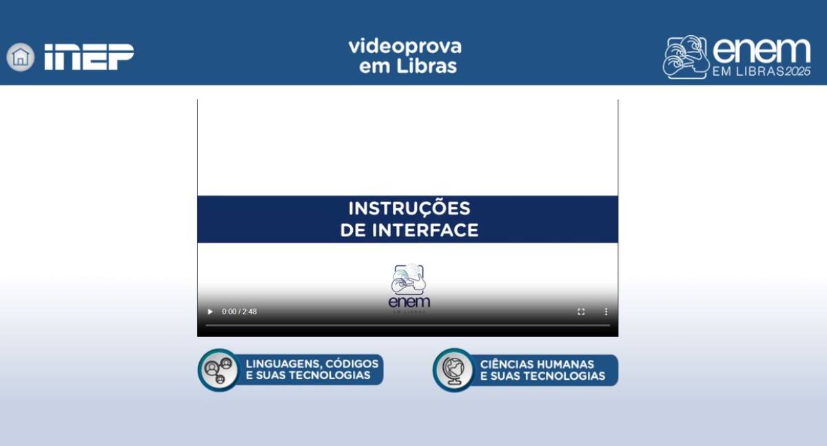 Plataforma Enem Libras disponibiliza videoprovas atualizadas para estudantes surdos