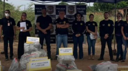 Polícia Civil incinera mais de 645 quilos de drogas apreendidas em região de fronteira em Rondônia